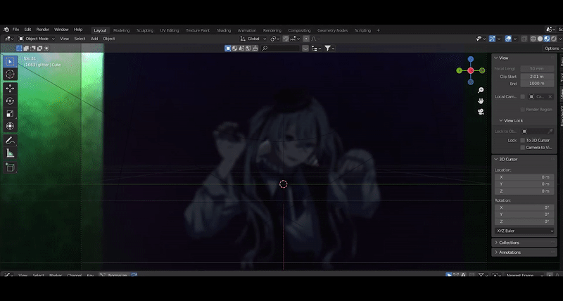 Setting up particle emitter